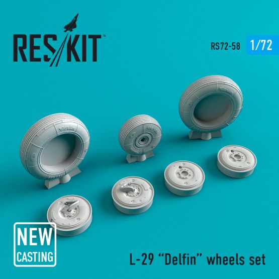 L-29 wheels set 1:72