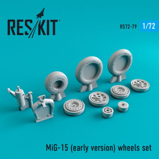 MiG-15 (early version) wheels set 1:72