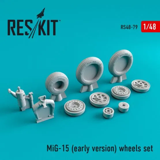 MiG-15 (early version) wheels set 1:48