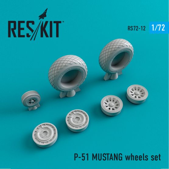 P-51 MUSTANG wheels set 1:72