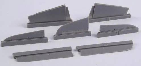 J2M3 Raiden (JACK) Control surface set for Hasegawa 1:48