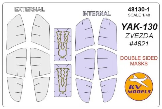 Yak-130 mask (double sided) for Zvezda 1:48