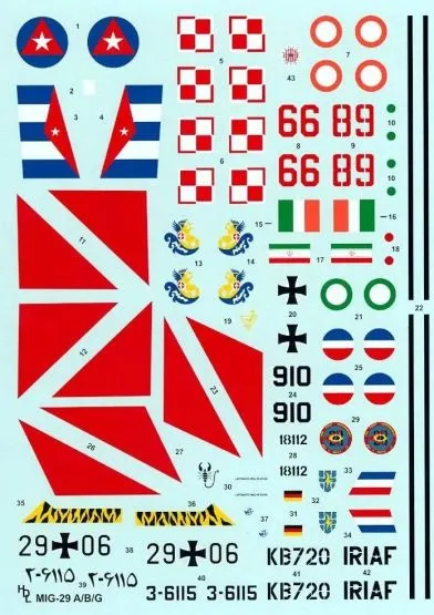 MiG-29 A/B Fulcrum A 1:72