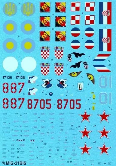 MiG-21bis Fidhbed L/N 1:72 MiG-21bis Fidhbed L/N 1:72
