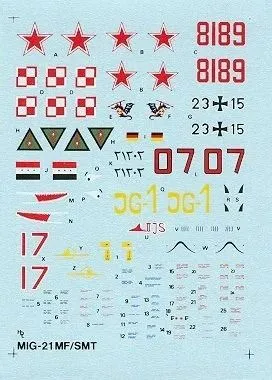 MiG-21MF/ SMT Fishbed 1:72