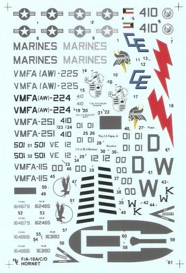 F/A-18 A/C/D (CR) Fornet 1:48