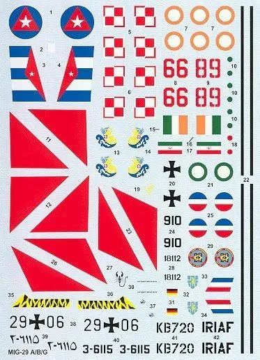 MiG-29A/B/G Fulcrum A 1:48