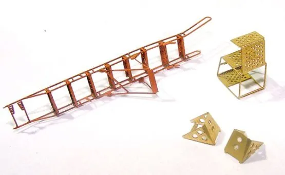 Su-27 ladder and wheel chock 1:72