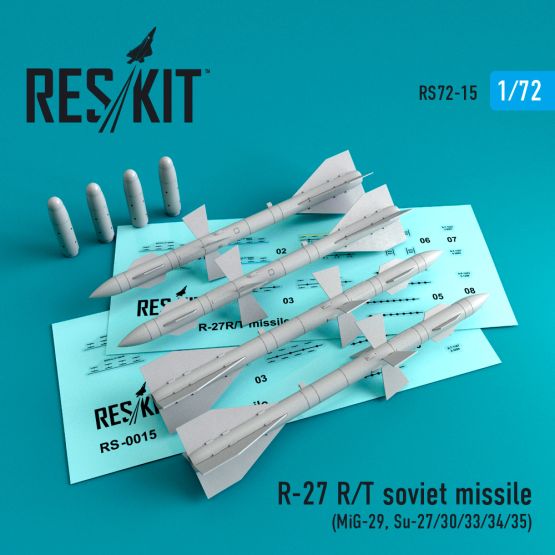 R-27 (R/T) soviet missile 1:72