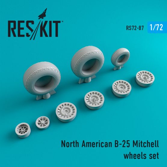 B-25 Mitchell wheels set 1:72