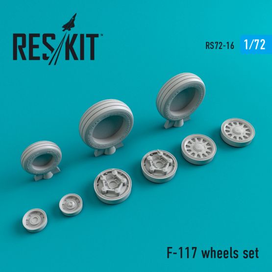 F-117 wheels set 1:72