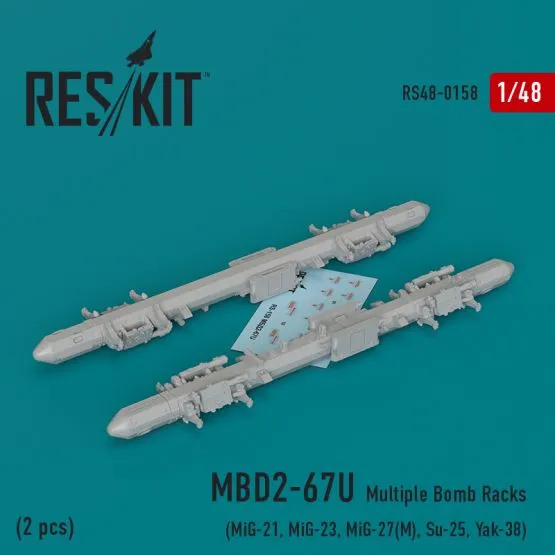 MBD2-67U Multiple Bomb Racks 1:48