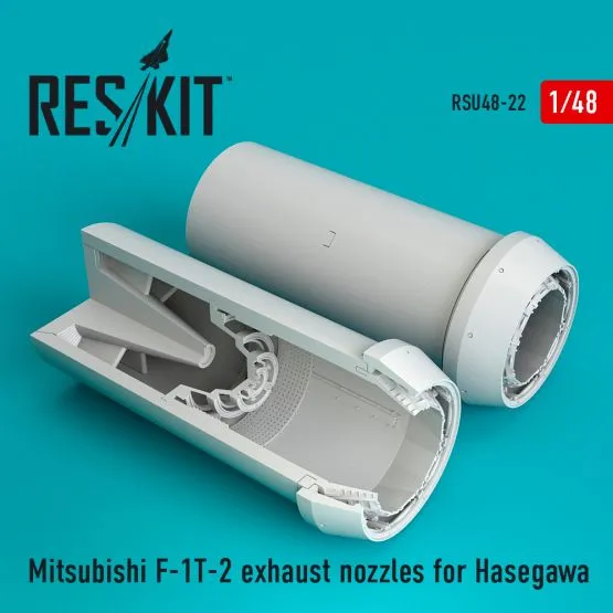 Mitsubishi F-1/T-2 exhaust nozzles for Hasegawa 1:48