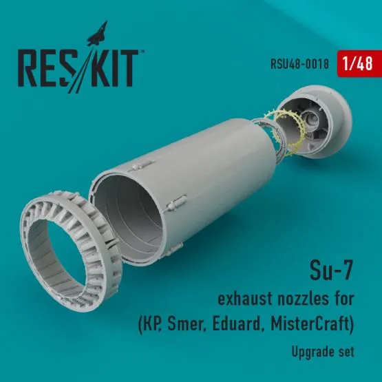 Su-7 exhaust nozzles for 1:48