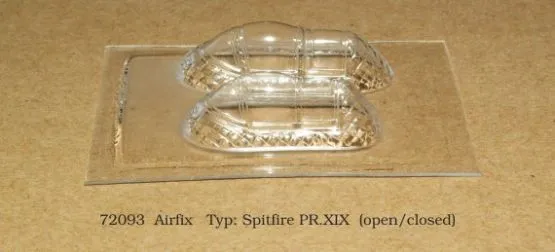 Spitfire PR. XIX vacu canopy for Airfix 1:72