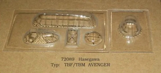 TBF/ TBM Avenger vacu canopy für Hasegawa 1:72