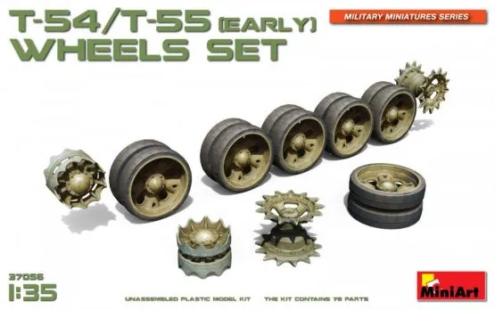 T-54/ T-55 (early) wheels set 1:35