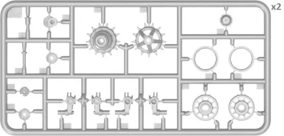 T-54 wheels set (early) 1:35