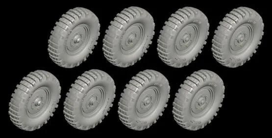 Krupp Kfz.69-70 Wheels with Dunlop Terrain Type #1 1:35