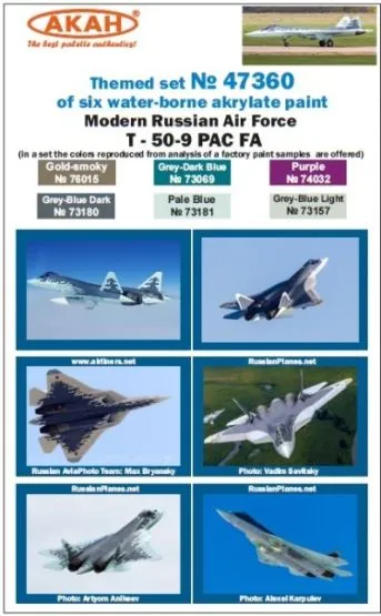 Russian Modern Air Force - Su-57 New Camouflage scheme