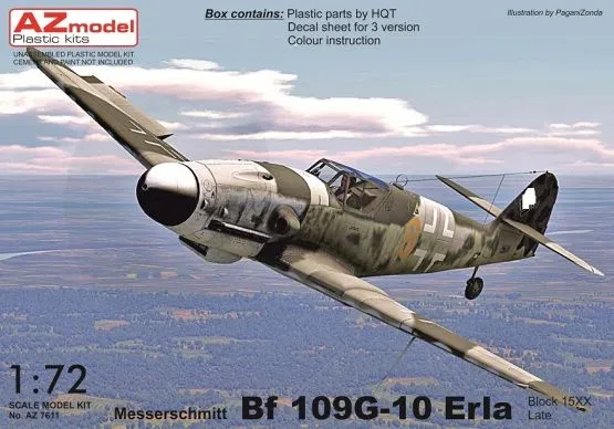 Bf 109G-10 Erla (Late) Block 15XX 1:72