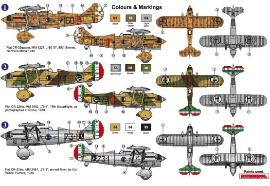 Fiat CR-32 Chirri - Italian Service 1:72