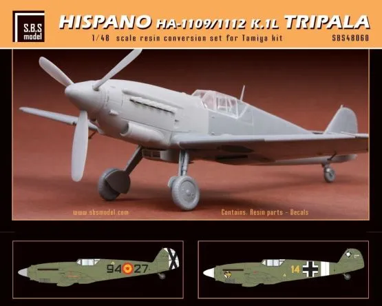 Hispano HA-1109/1112 K.1L Tripala conversion set 1:48