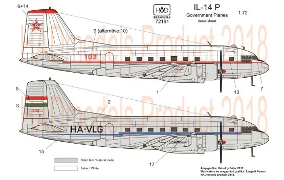 IL-14P Government Plane 1:72