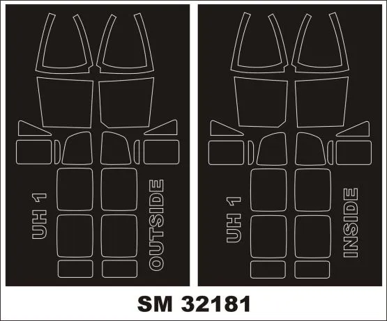 UH-1D mask for Dragon 1:32