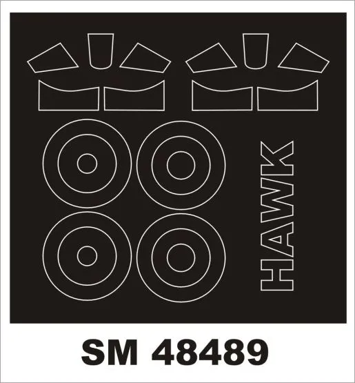 Curtis BF2C-1 Hawk III mask for Freedom 1:48