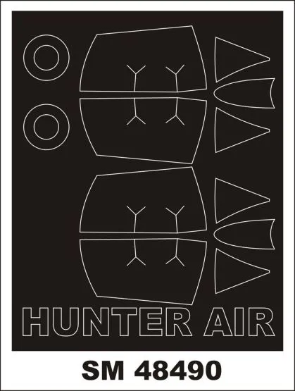 Hunter F.6 mask for Airfix 1:48