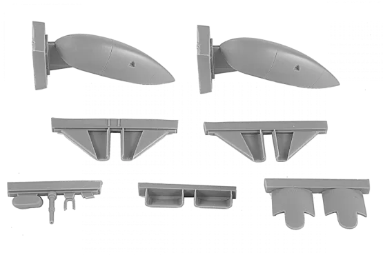 Blenheim Mk. I/II Finish AF 1st serie Ski Undercarriage 1:48