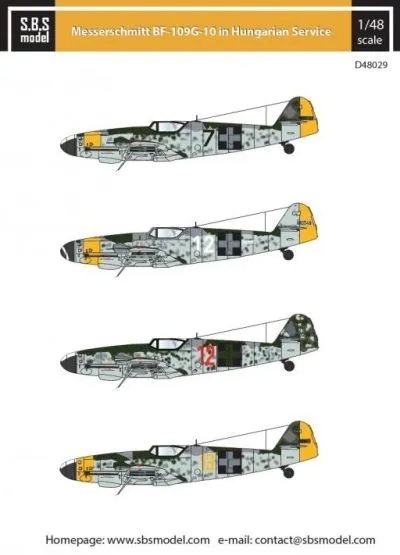 Bf 109G-10 in Hungarian Service 1:48