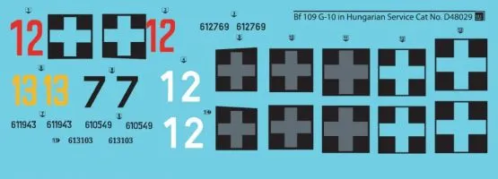 Bf 109G-10 in Hungarian Service 1:48
