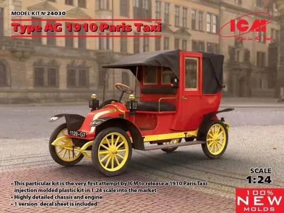 Renault Type AG 1910 - Paris Taxi 1:24