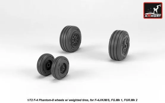 F-4 Phantom-II wheels (late) 1:72