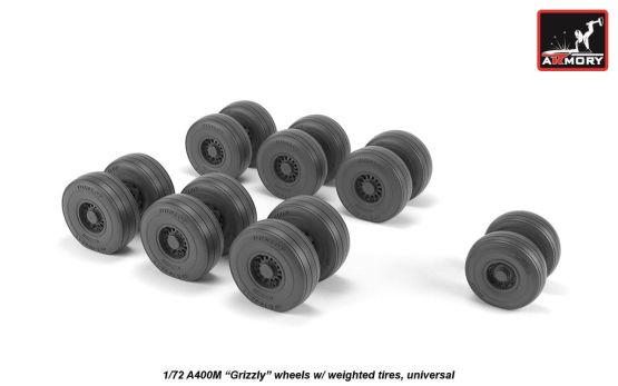 A400M Grizzly wheels 1:72