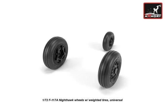 F-117A wheels 1:72