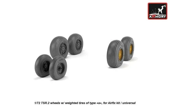 BAC TSR.2 wheels, type "a" 1:72