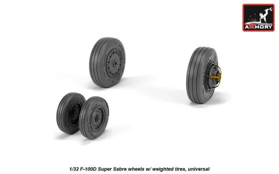 F-100D Super Sabre wheels 1:32