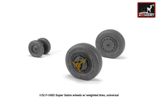 F-100D Super Sabre wheels 1:32