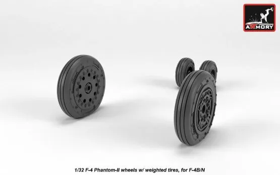 F-4 Phantom-II wheels, early 1:32