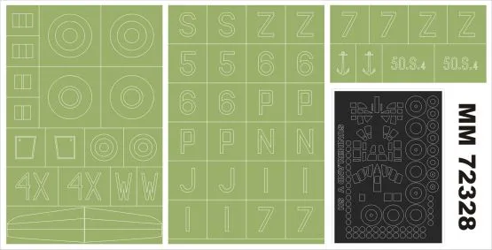 Sunderland M.V maxi mask for Special Hobby 1:72