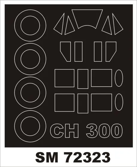 Bellanca CH-300 mask for Dora Wings 1:72