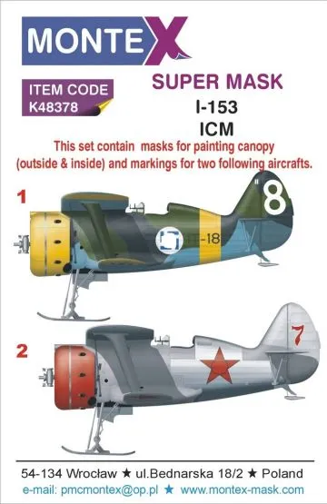 I-153 super mask for ICM Set.2 1:48