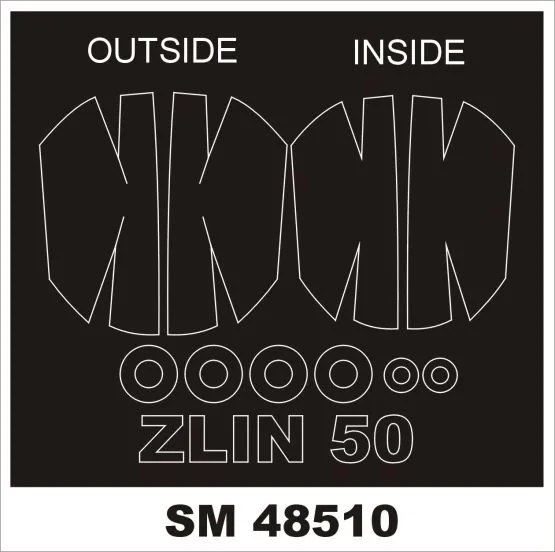 ZLIN Z-50L mask for KP 1:48