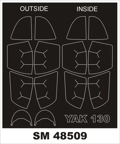 Yak-130 mask for Zvezda 1:48
