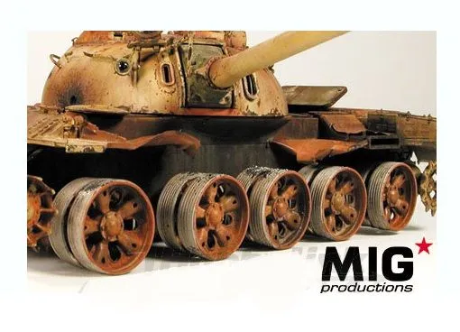 T-55/ T-62 burn out wheels 1:35