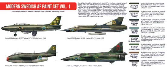 Swedish Modern AF - Paint Set Vol.1