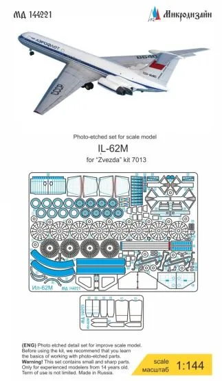 Il-62M detail set for Zvezda 1:144